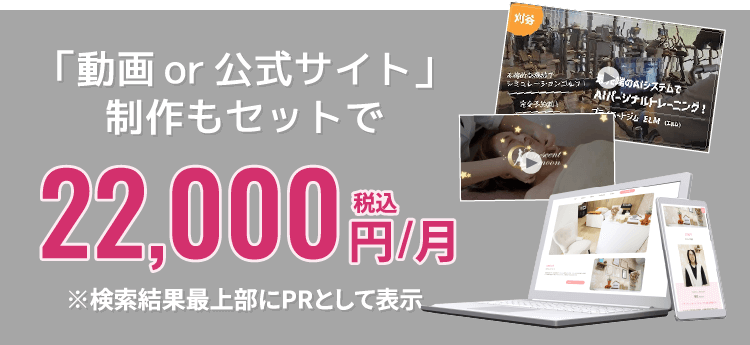 解析機能付き 広告配信も実施※ 検索結果を優先