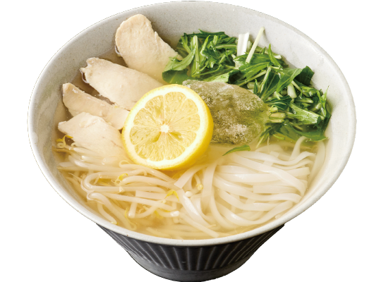 鶏肉とレモンの冷たいフォー