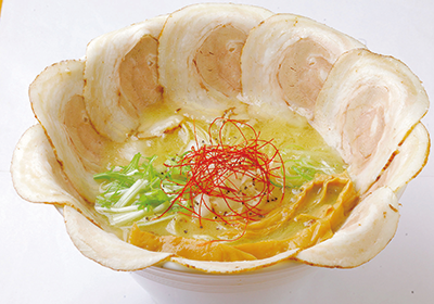 花びらチャーシュー鶏白湯