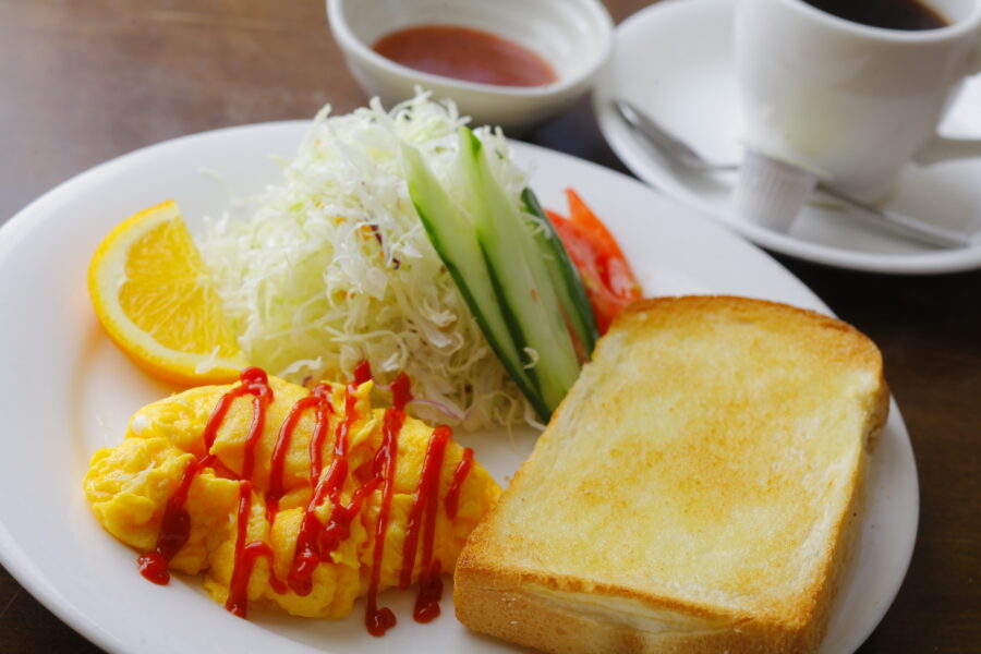 アメリカンモーニング ドリンク代+350円