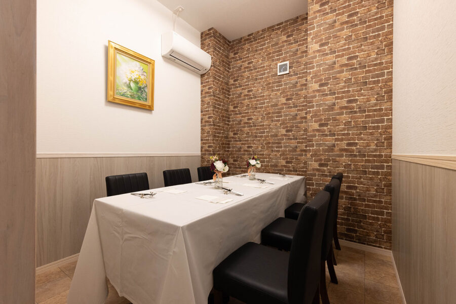 個室も完備(個室は別途2,000円がかかります)