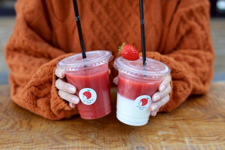 生いちごジュース・生いちごミルク