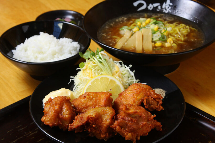 唐揚げセットもおすすめ！