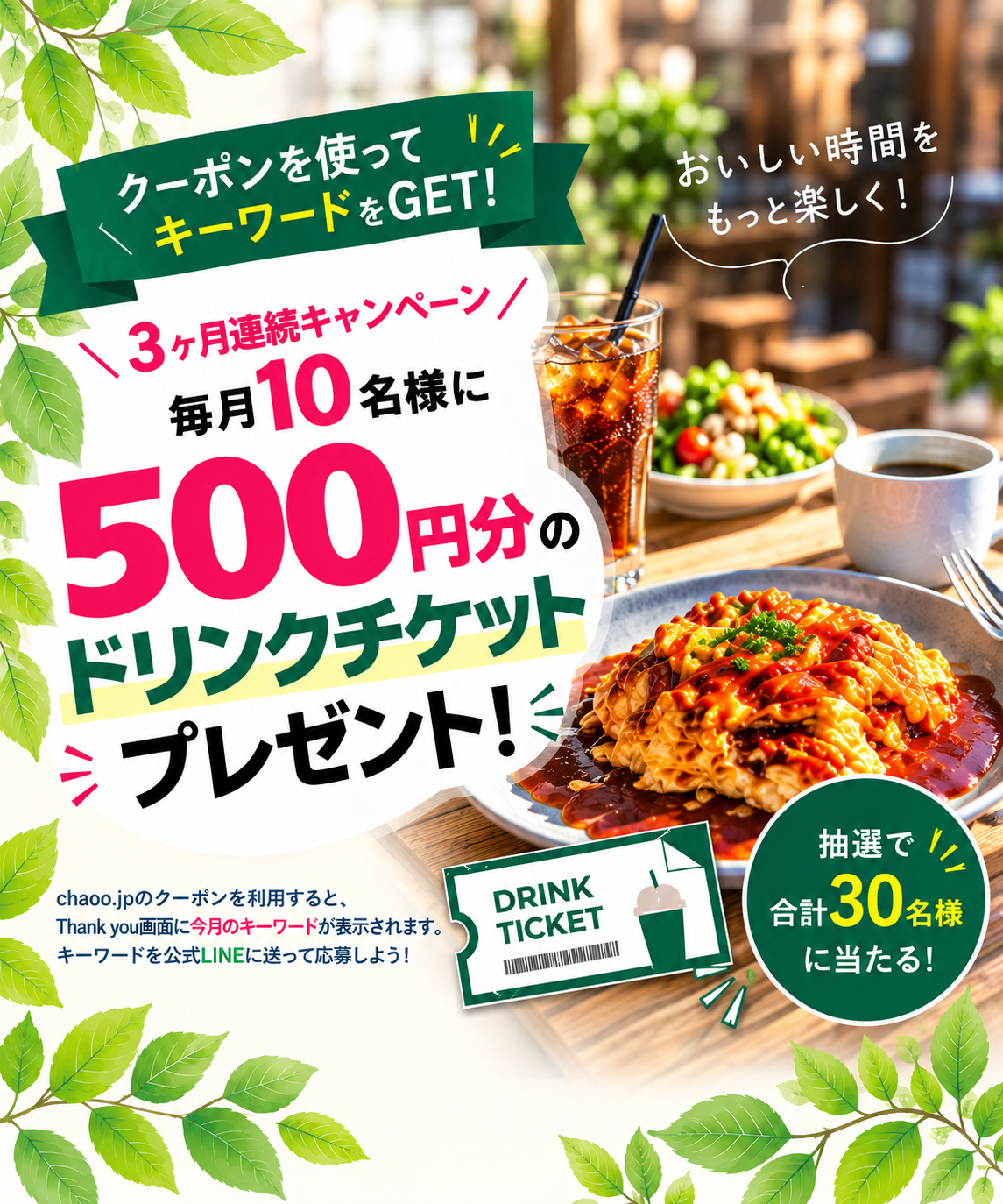LINE友だち登録キャンペーン第1弾
