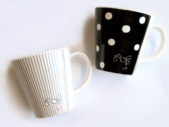 「ハッピーブレッシング」こうのとりマグカップ2個セット