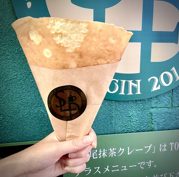 クリーム無し『パリパリクレープ・シュガーバター』にココナッツやアーモンドフレーバ...