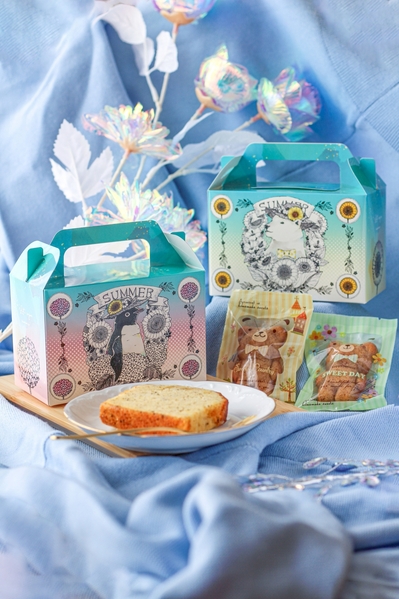 夏限定ギフトBOX　ペンギン×紫陽花　シロクマ×向日葵