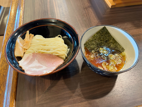 夏限定メニュー『鶏醤油つけ麺』