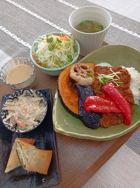 秋のキーマカレー