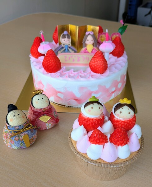 ひな祭りケーキ♡