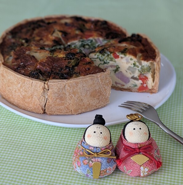 菜花のキッシュ♡春のキッシュ