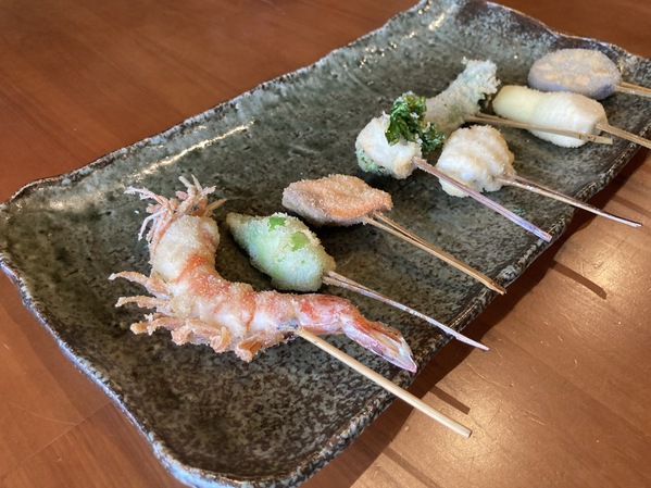 春の旬な食材を串揚げで｜刈谷市　串揚げ　Ten-cho(テンチョウ)