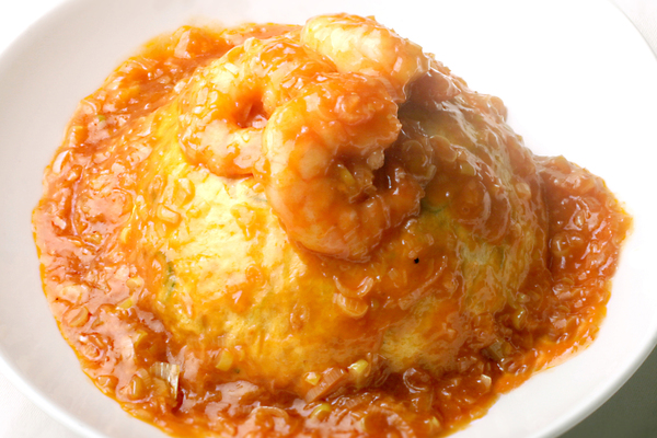 期間限定「蝦チリ玉子ご飯」