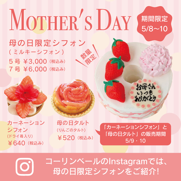 母の日限定シフォン