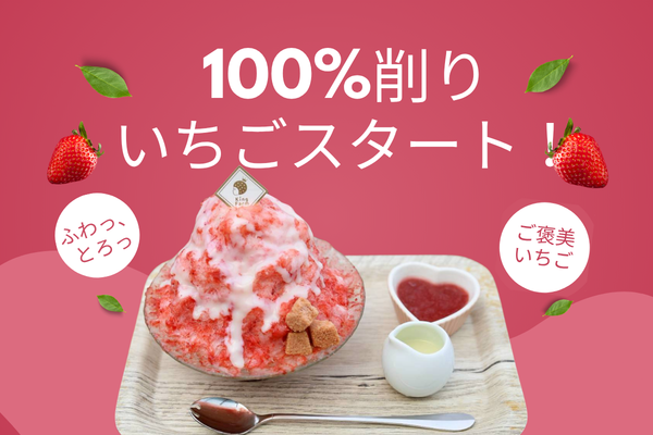 西尾市で話題のかき氷！100%削りいちごが楽しめる贅沢ひんやりスイーツ【King...