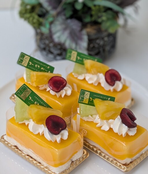 パッションムースのケーキ