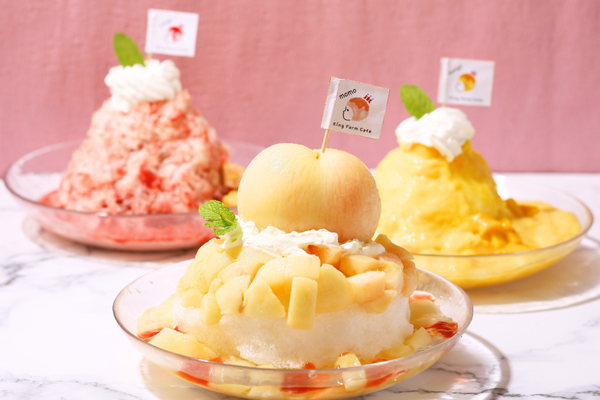 【7/18販売スタート】桃を贅沢に味わう「もももももものかき氷」登場！