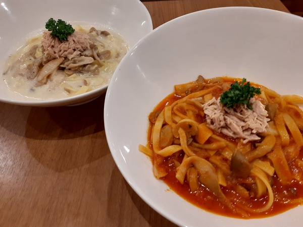 今年の秋もたっぷりきのことツナのパスタが始まりました♪