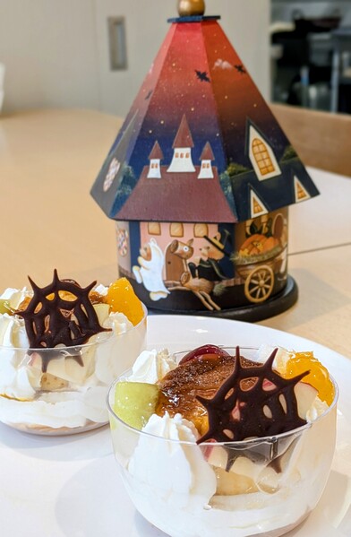 かぼちゃプリンアラモード☆ハロウィン限定