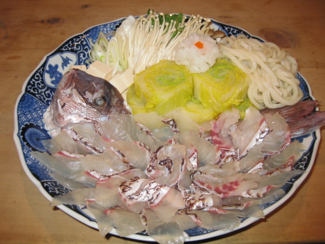鯛しゃぶ/鶏すき焼きコース（4月～9月）